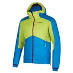Alpine Guide Primaloft Hoody M Lime Punch/Electric Blue M